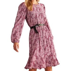 Boden - Pleated Peplum Mini Dress